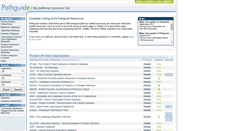 Desktop Screenshot of pathguide.org